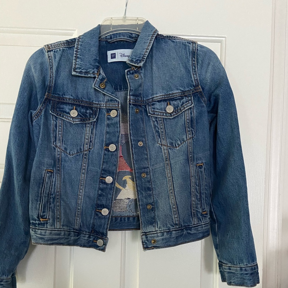 GAP Girls Disney Mickey Mouse Jean Jacket